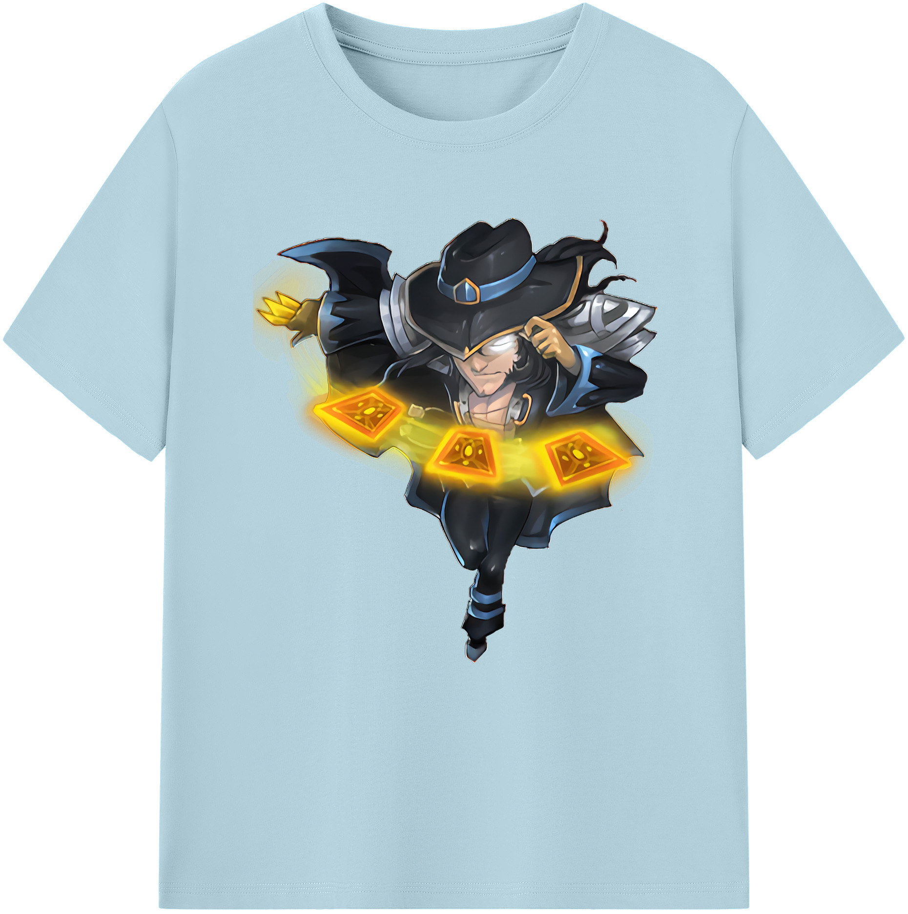 リーグ・オブ・レジェンド League of Legends LOL 綿100％半袖Tシャツ（フロントプリント）